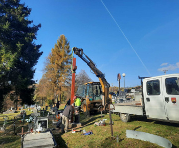 Rekonštrukcia prístupovej cesty na cintorín