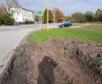 Výstavba chodníka do Kružlova
