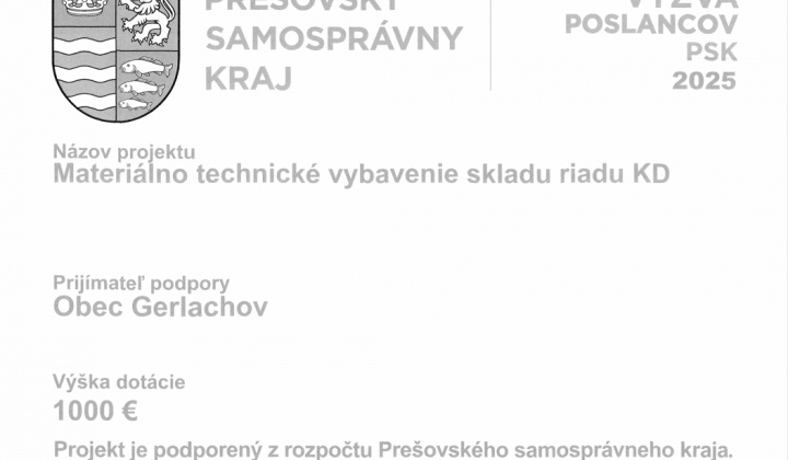PSK - Materiálno-technické vybavenie kultúrneho domu
