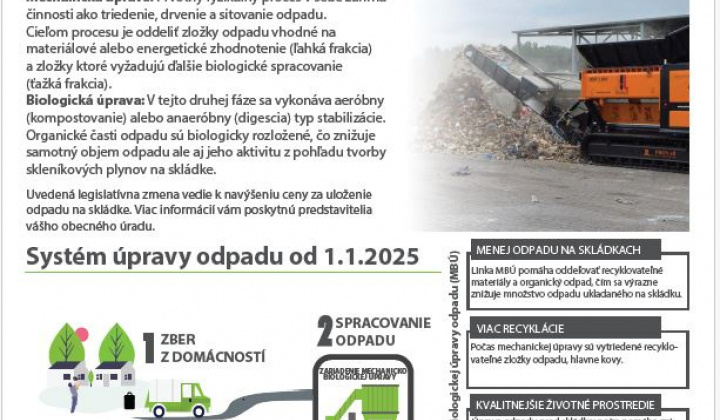 Fotka - Mechanicko-bilogicka úprava odpadov
